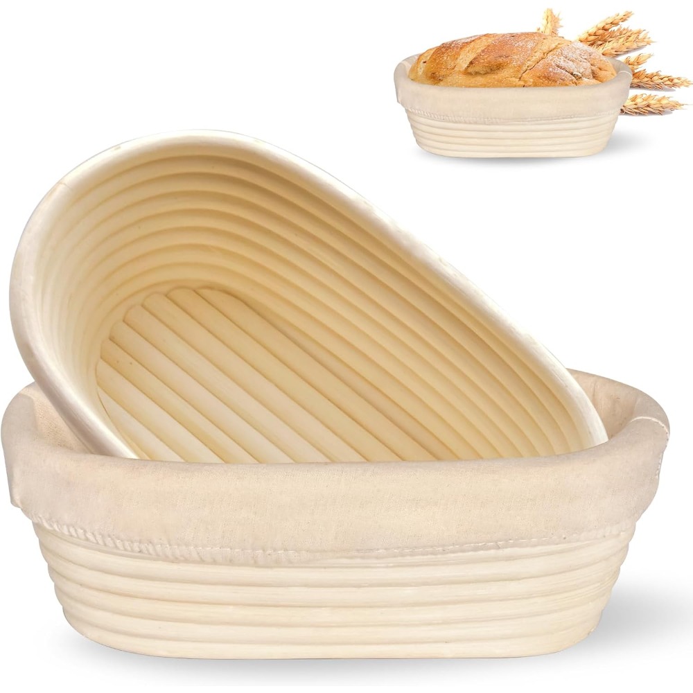 Proofing Basket Banneton - Ekmek Mayalama Sepeti Ekşi Mayalı Banneton
