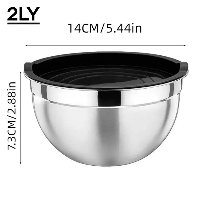Kitchen Baking Set - Kalınlaştırılmış Paslanmaz Çelik Karıştırma Kaseleri Seti,