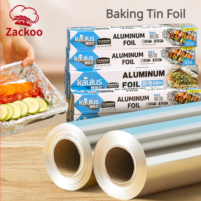 Kitchen Baking Tins - Zackoo 10/20/40 M Alüminyum Folyo Pişirme