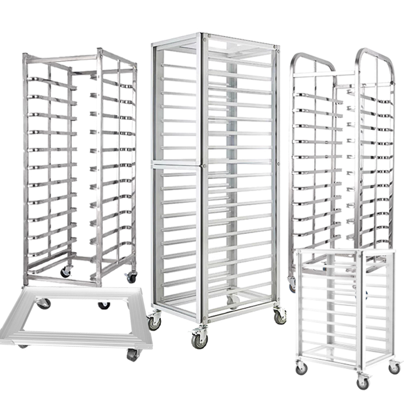 Kitchen Baking Tray Rack - Ticari Alüminyum Fırın Tepsisi Arabası Çok
