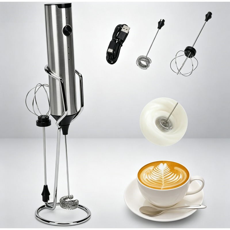 Kitchen Baking Blender - Şarj Edilebilir Elektrikli Çırpıcı USB Şarjlı