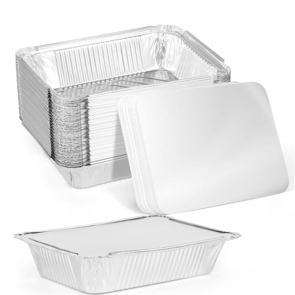 Kitchen Baking Trays - 10 adet yeni kapaklı alüminyum folyo