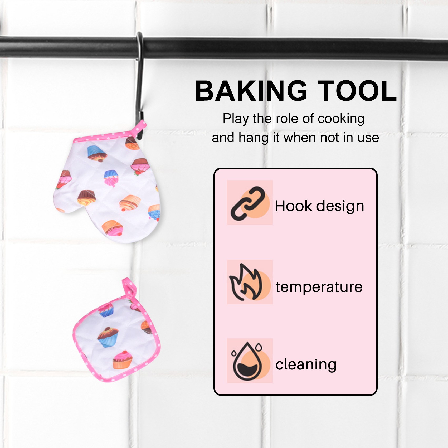 Baking Kitchen Set Up - Mutfak Gereçleri 4 Parça Çocuk Yemek
