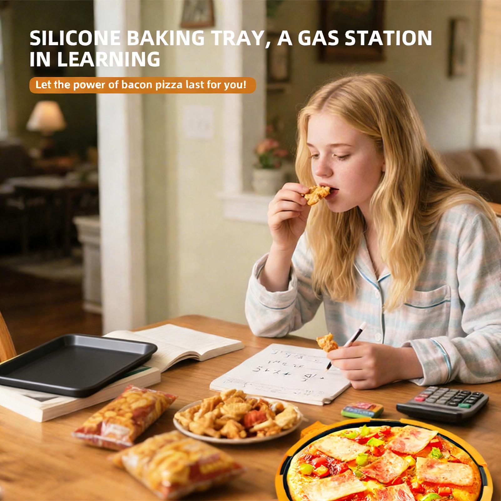 Kitchen Baking Oven - Mikrodalga Izgara Tavası Hızlı Isınan Pizza