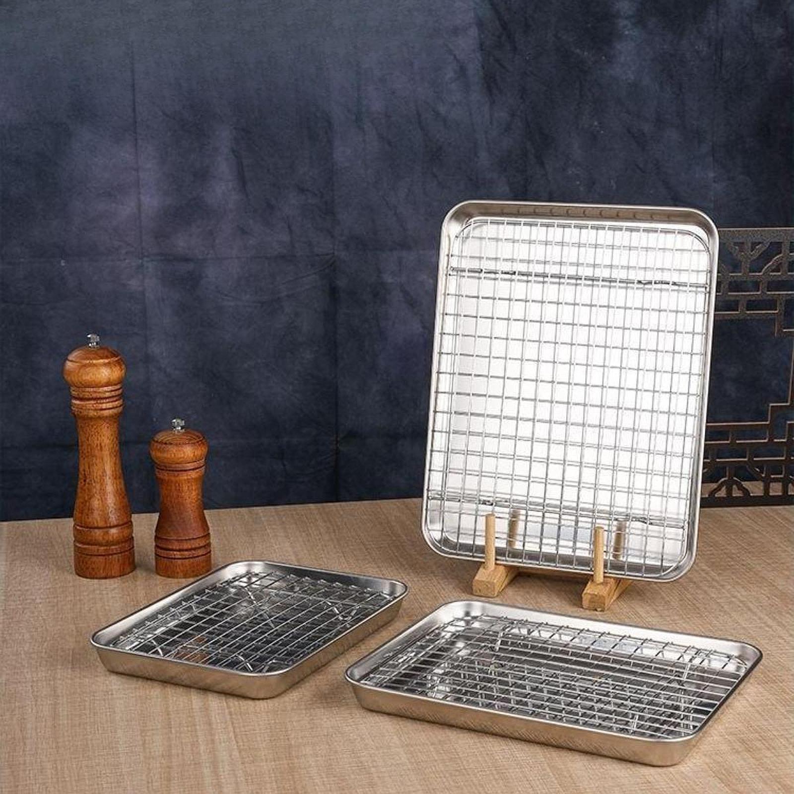 Kitchen Baking Tray Rack - Soğutma Raflı Kurabiye Tepsisi Paslanmaz Çelik