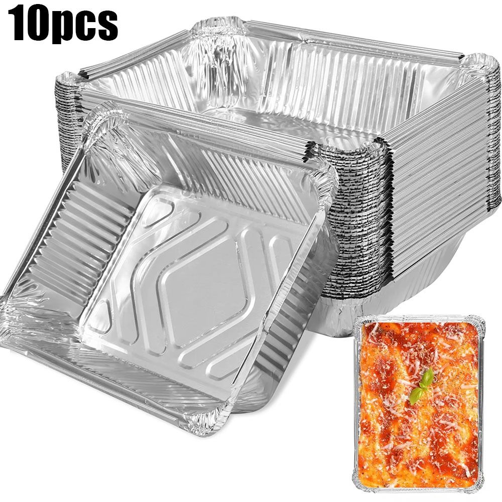Kitchen Baking Trays - 10 adet tek kullanımlık alüminyum folyo
