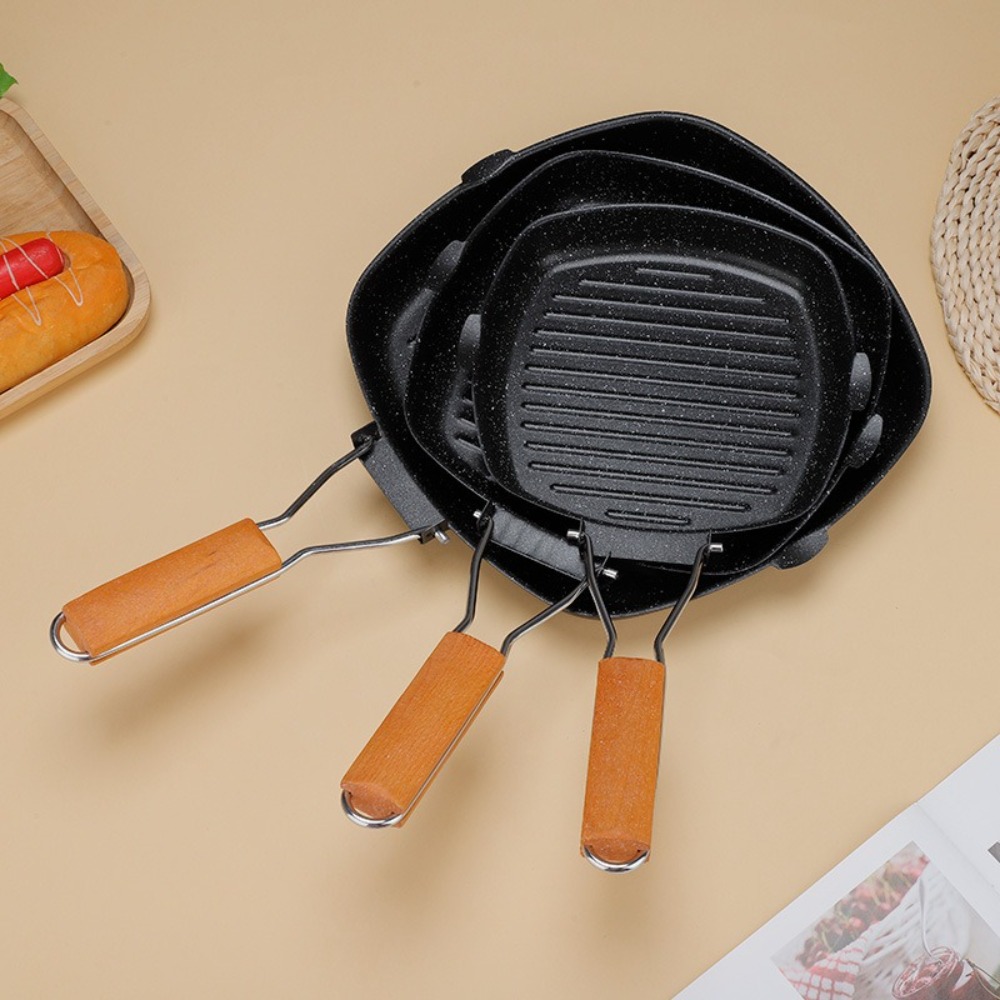 Kitchen Baking Tray Organiser - Taşınabilir El Dövme Dökme Demir Tava