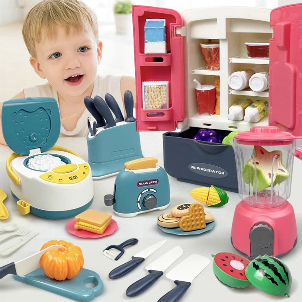 Baking Kitchen For Kids - Komik Çok Renkli Pişirme Oyun Seti