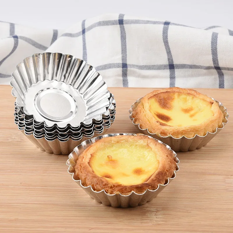 Kitchen Baking Tins - Alüminyum 7cm yumurta Molds kalıpları paslanmaz