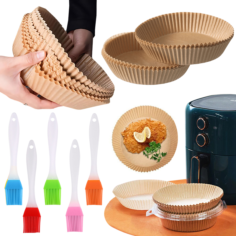 Kitchen Baking Set - 50/100 adet hava fritöz kağıt tabak