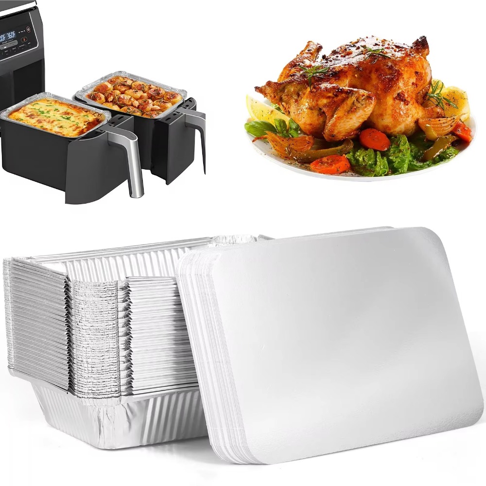 Kitchen Baking Trays - 10 adet yeni kapaklı alüminyum folyo
