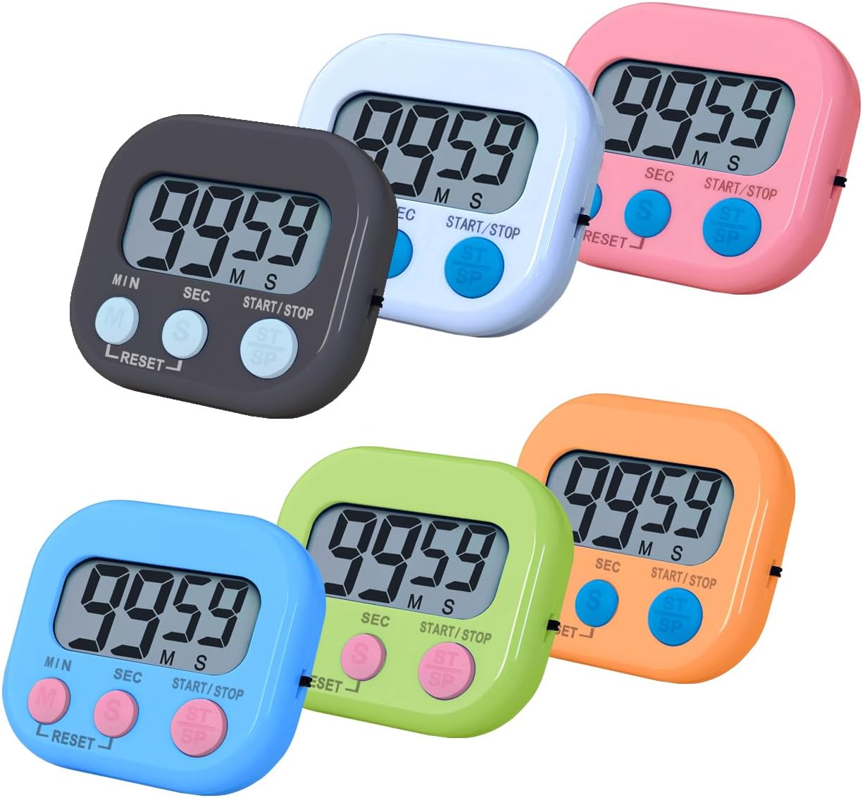 Baking Kitchen Set Up - Manyetik Mutfak Zamanlayıcı Dijital Ekran ile