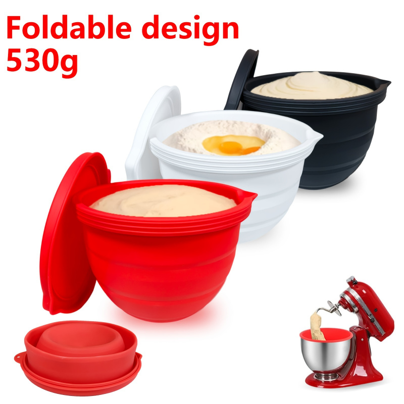 Baking Kitchen Set Up - 5 litrelik mikserler için katlanabilir silikon