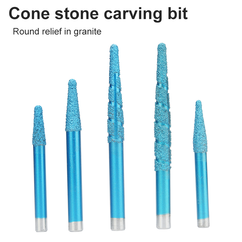 Rolling Pin Marble - Konik Top Kafa Taş Kesme Matkap
