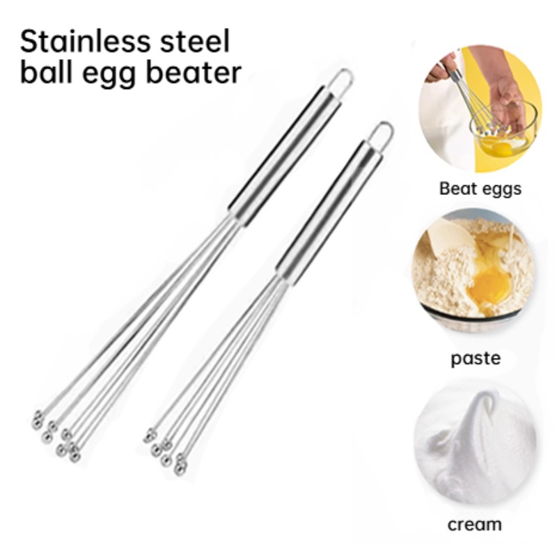 Kitchen Baking Blender - Yüksek Kaliteli Manuel Paslanmaz Çelik Top