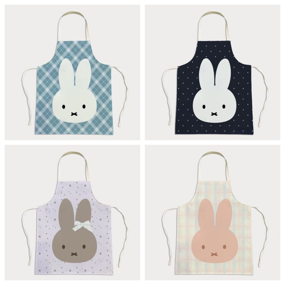 Kitchen Baking Gifts - Miffy Kawaii Su Geçirmez Kumaş Önlük