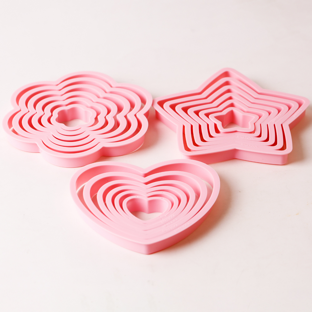 1 takım/3 takım Pembe Kalp Yıl - Kitchen Baking Set incelemesi ve fiyatı
