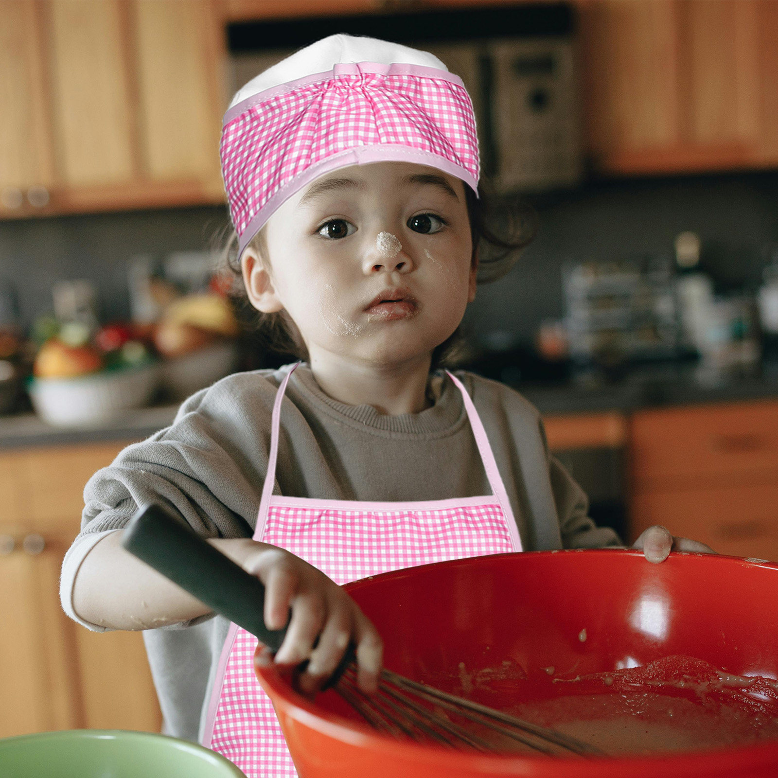 1 Set Çocuk Önlüğü ve Şef Şapk - Baking Kitchen Set Up incelemesi ve fiyatı