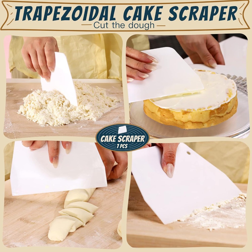 7 Parça Mutfak Hamur Kazıyıcı  - Kitchen Baking Decor incelemesi ve fiyatı