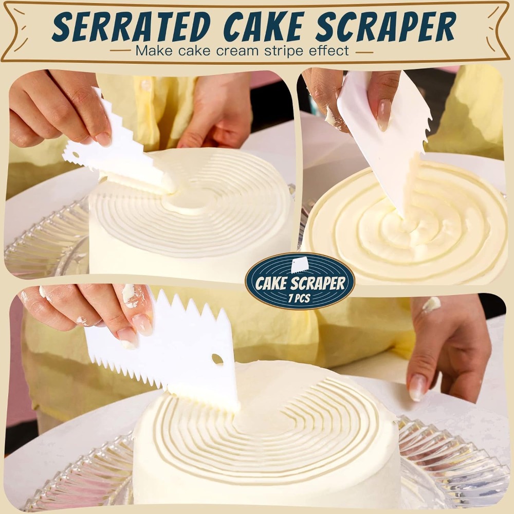 7 Parça Mutfak Hamur Kazıyıcı  - Kitchen Baking Decor incelemesi ve fiyatı