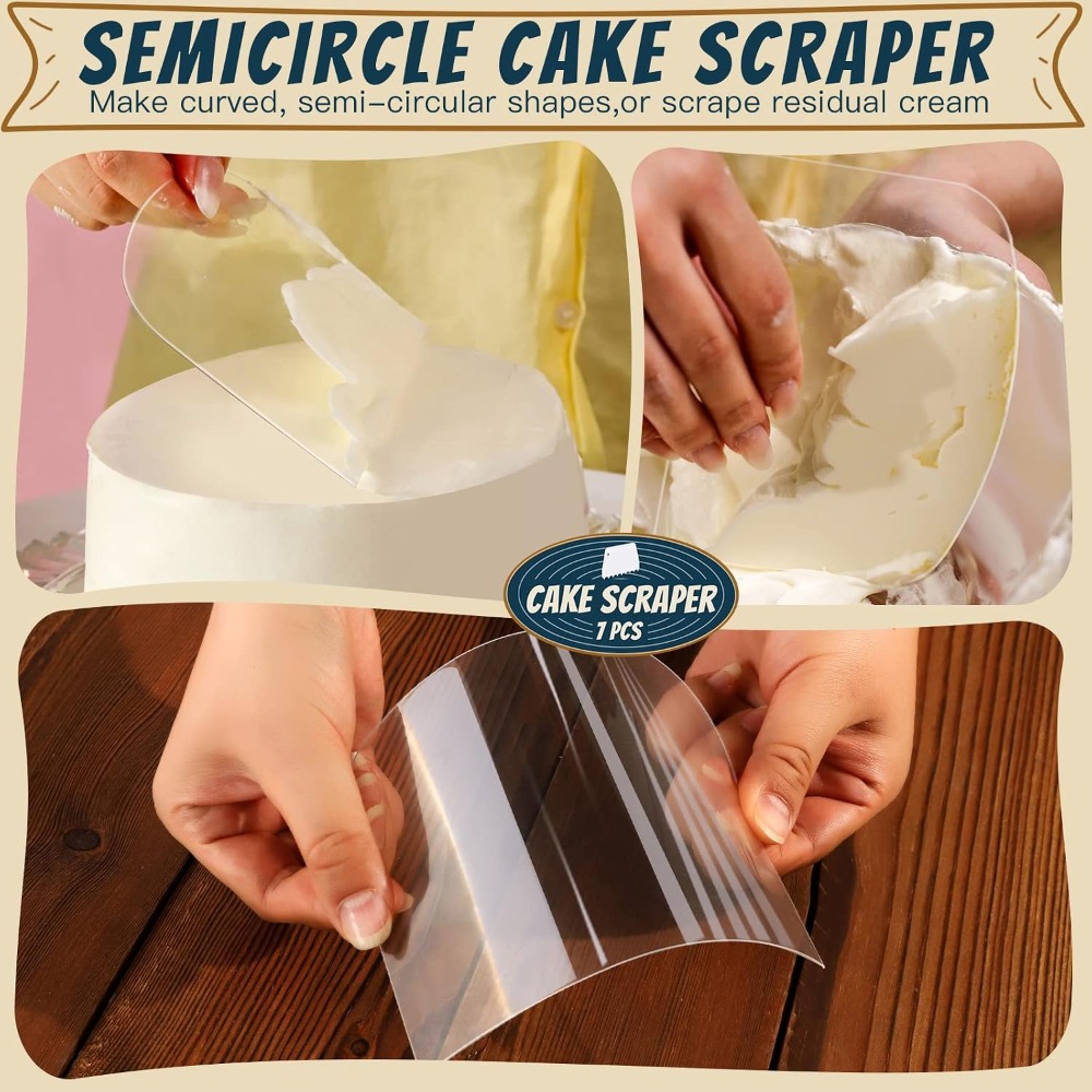 7 Parça Mutfak Hamur Kazıyıcı  - Kitchen Baking Decor incelemesi ve fiyatı