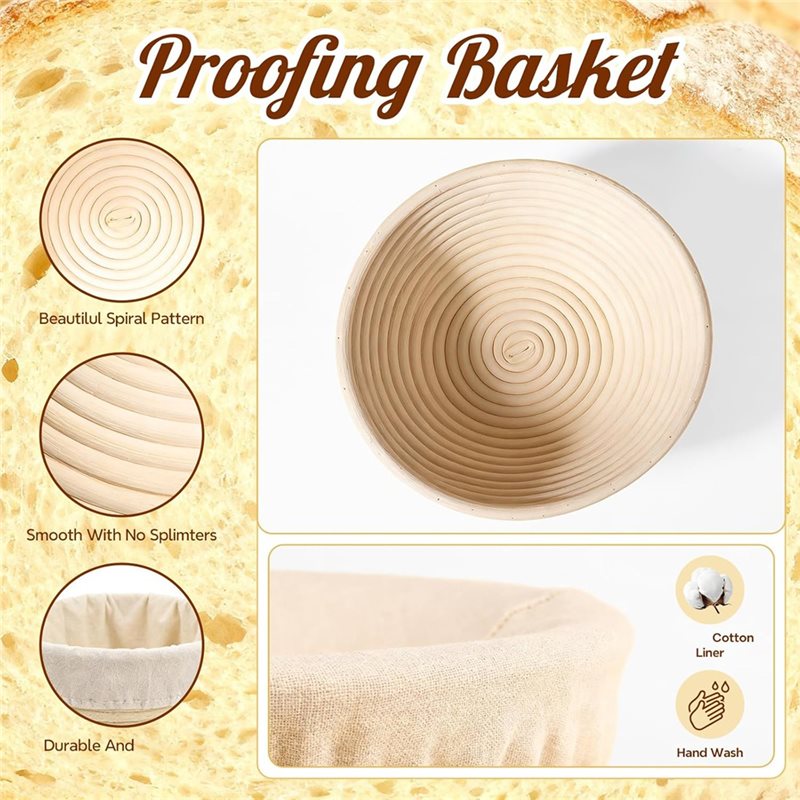 A74E-Ekmek Pişirme Malzemeleri - Proofing Basket Banneton incelemesi ve fiyatı