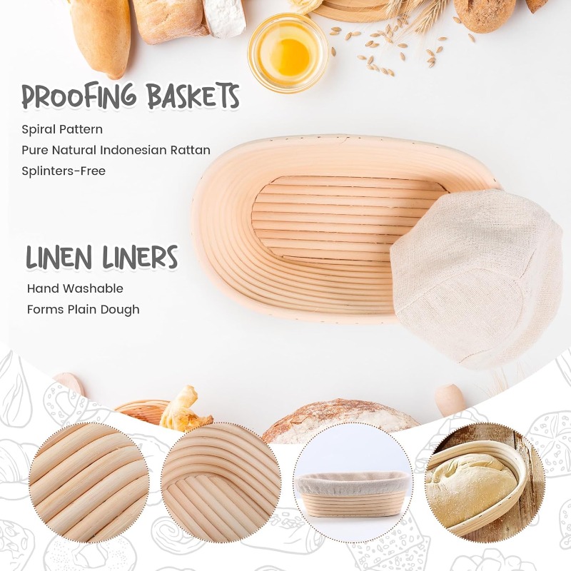 Ekmek Fermantasyon Sepeti PP H - Proofing Basket Banneton incelemesi ve fiyatı