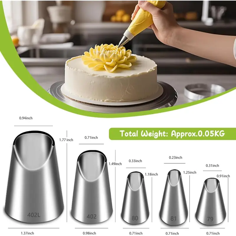5 adet paslanmaz çelik boru no - Kitchen Baking Store incelemesi ve fiyatı