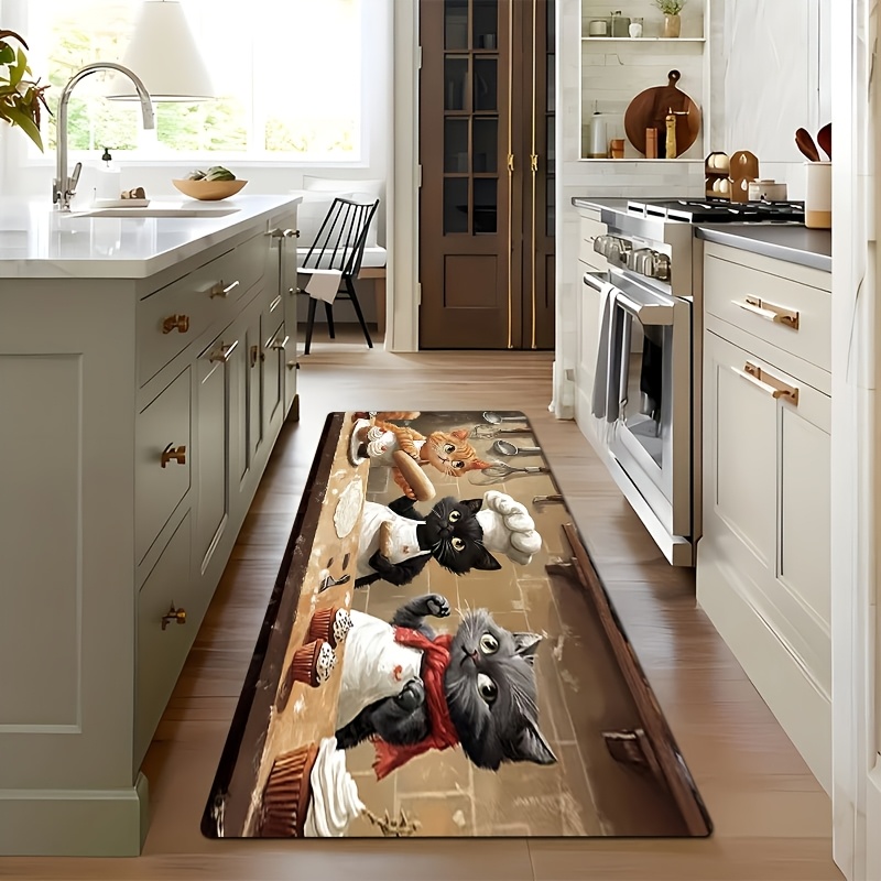 Sevimli Şef Kedi Mutfak Uzun M - Kitchen Living Baking Mats incelemesi ve fiyatı