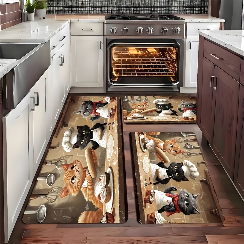 Sevimli Şef Kedi Mutfak Uzun M - Kitchen Living Baking Mats incelemesi ve fiyatı