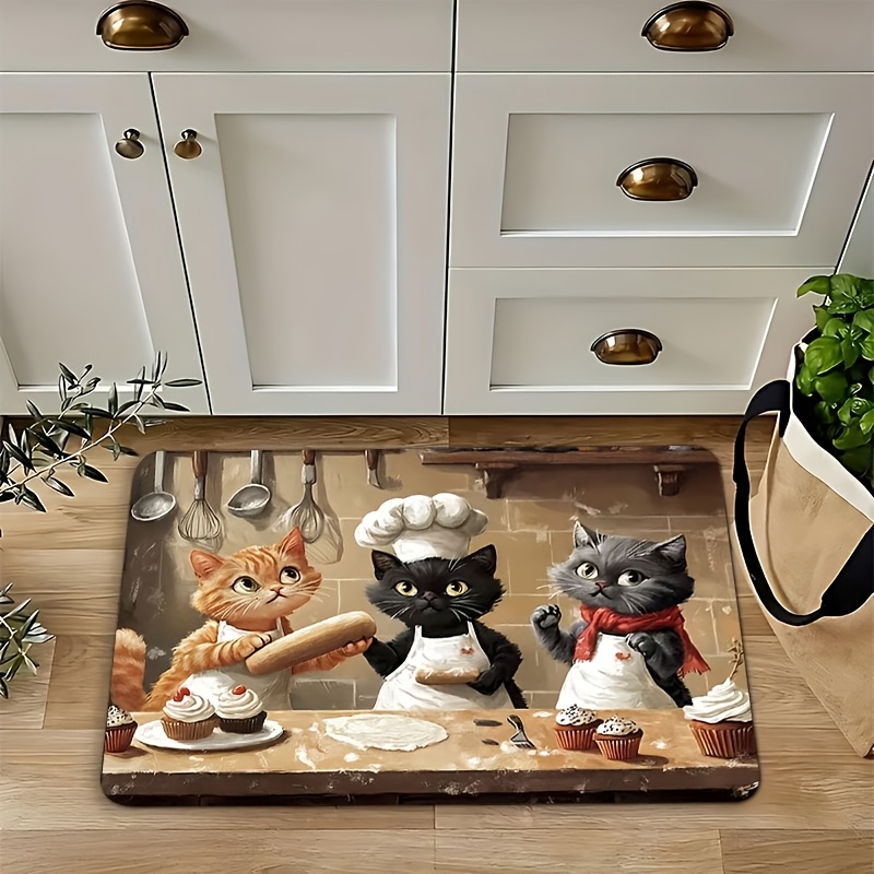 Sevimli Şef Kedi Mutfak Uzun M - Kitchen Living Baking Mats incelemesi ve fiyatı