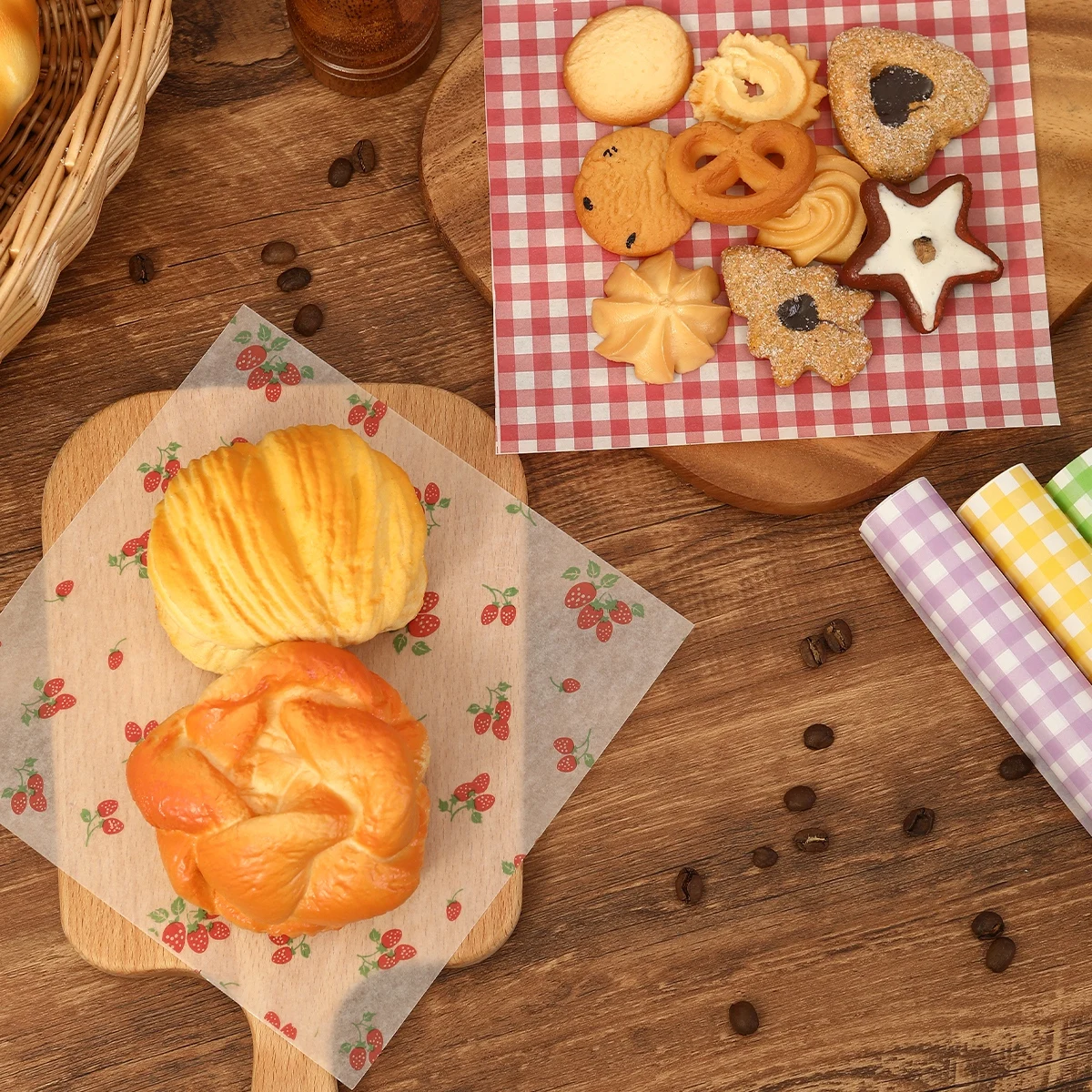 50 adet yağa dayanıklı ambalaj - Kitchen Baking Gifts incelemesi ve fiyatı