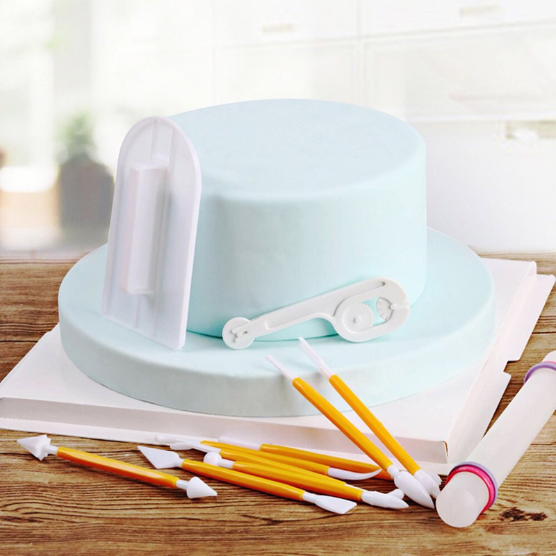 11 adet/takım Pişirme Araçları - Fondant Smoother Set incelemesi ve fiyatı