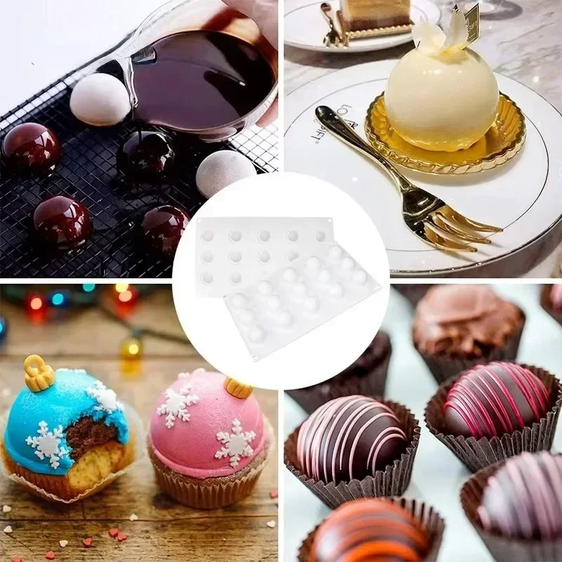 3D Küre silikon kalıp Mousse K - Kitchen Baking Store incelemesi ve fiyatı
