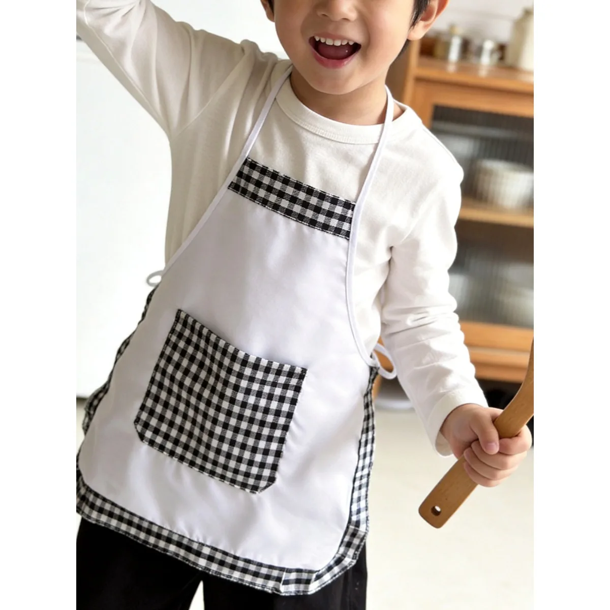 2 adet Ekose Çocuk Şef Önlüğü  - Baking Kitchen Set Up incelemesi ve fiyatı