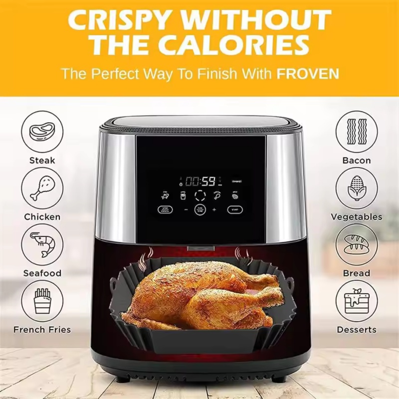 1 adet silikon hava fritöz ten - Kitchen Baking Trays incelemesi ve fiyatı