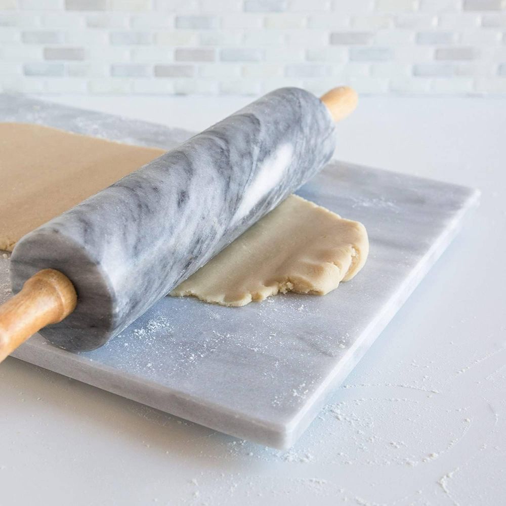 10 İnç Beyaz Mermer Oklava ve  - Rolling Pin Marble incelemesi ve fiyatı