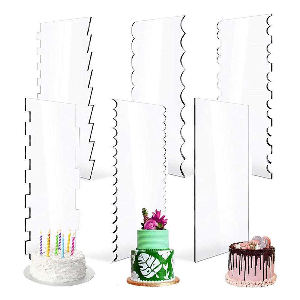 4/6 Adet Akrilik Kek Dekorasyo - Fondant Smoother Set incelemesi ve fiyatı