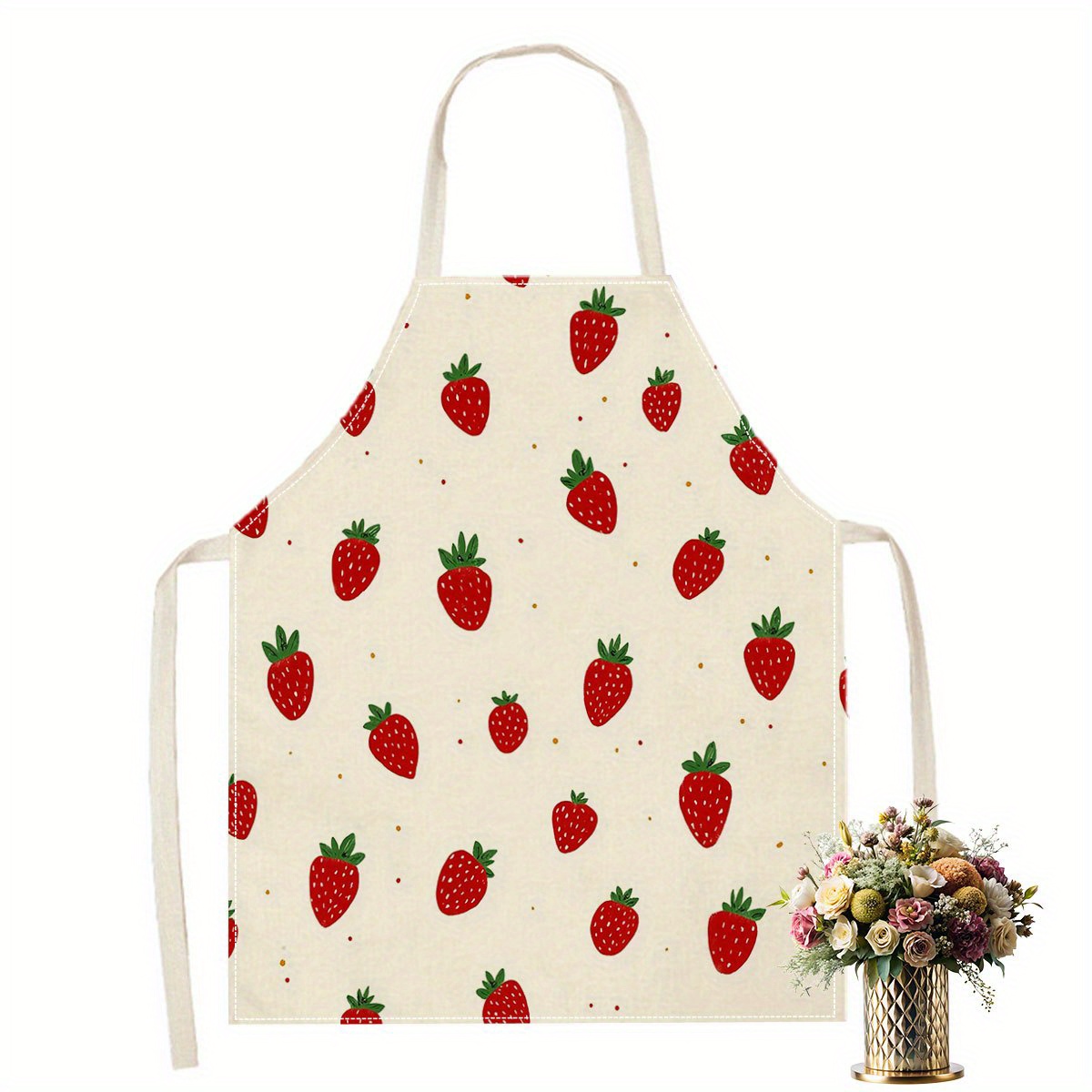 1 adet çilek önlük meyve desen - Baking Kitchen For Kids incelemesi ve fiyatı