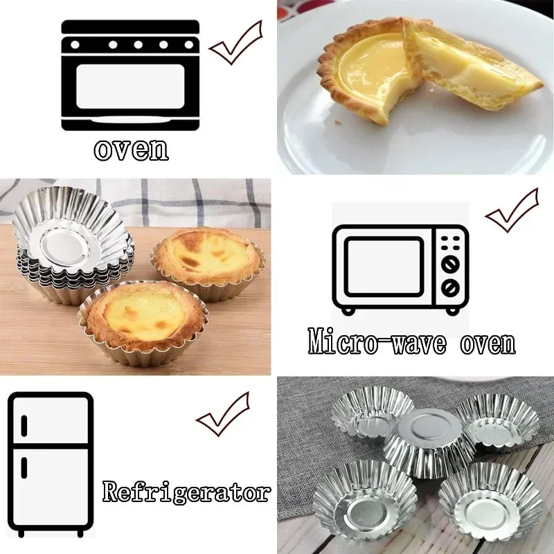 Alüminyum 7cm yumurta Molds ka - Kitchen Baking Tins incelemesi ve fiyatı