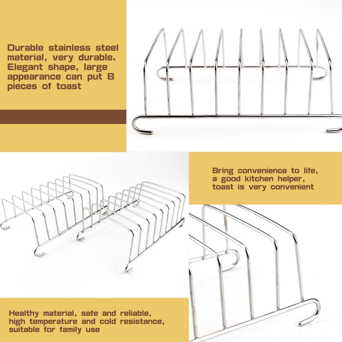 1 adet paslanmaz çelik tost ek - Kitchen Baking Tray Rack incelemesi ve fiyatı