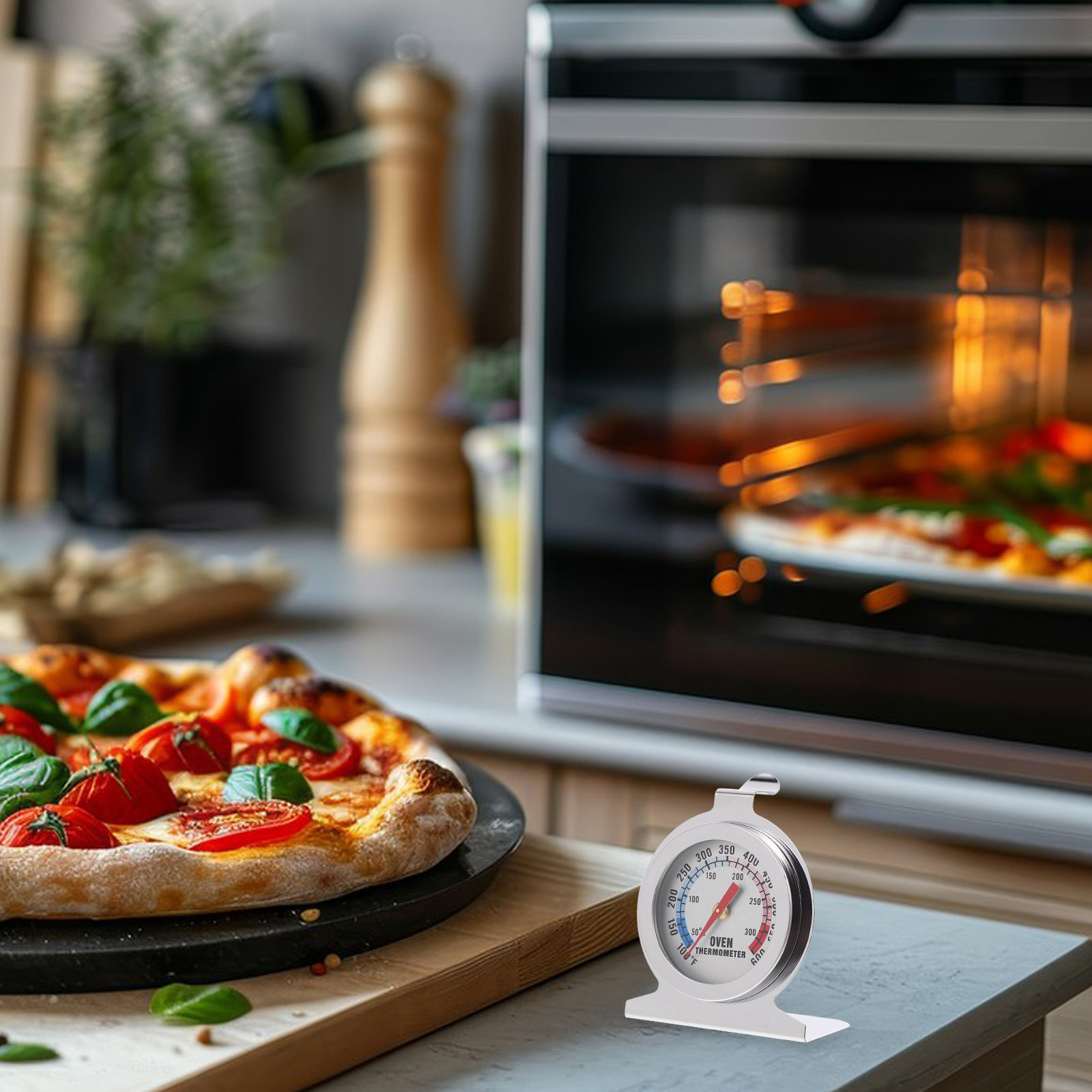 Paslanmaz Çelik Fırın Termomet - Kitchen Baking Oven incelemesi ve fiyatı