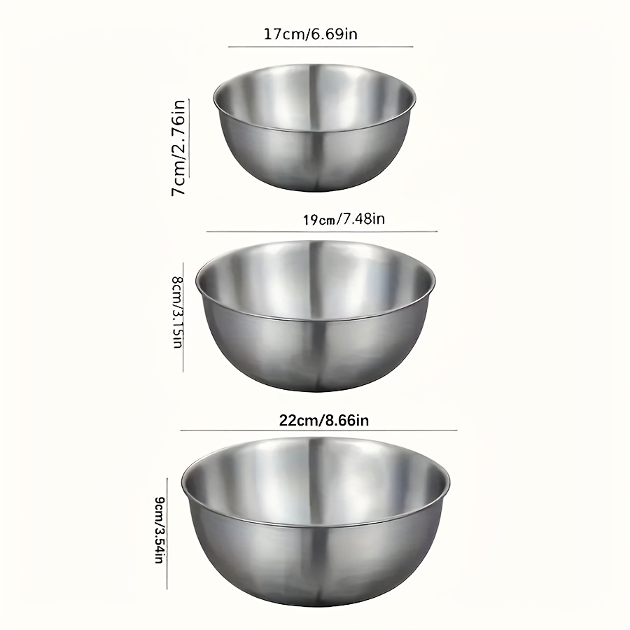 3'lü Paslanmaz Çelik Salata Ka - Kitchen Baking Store incelemesi ve fiyatı