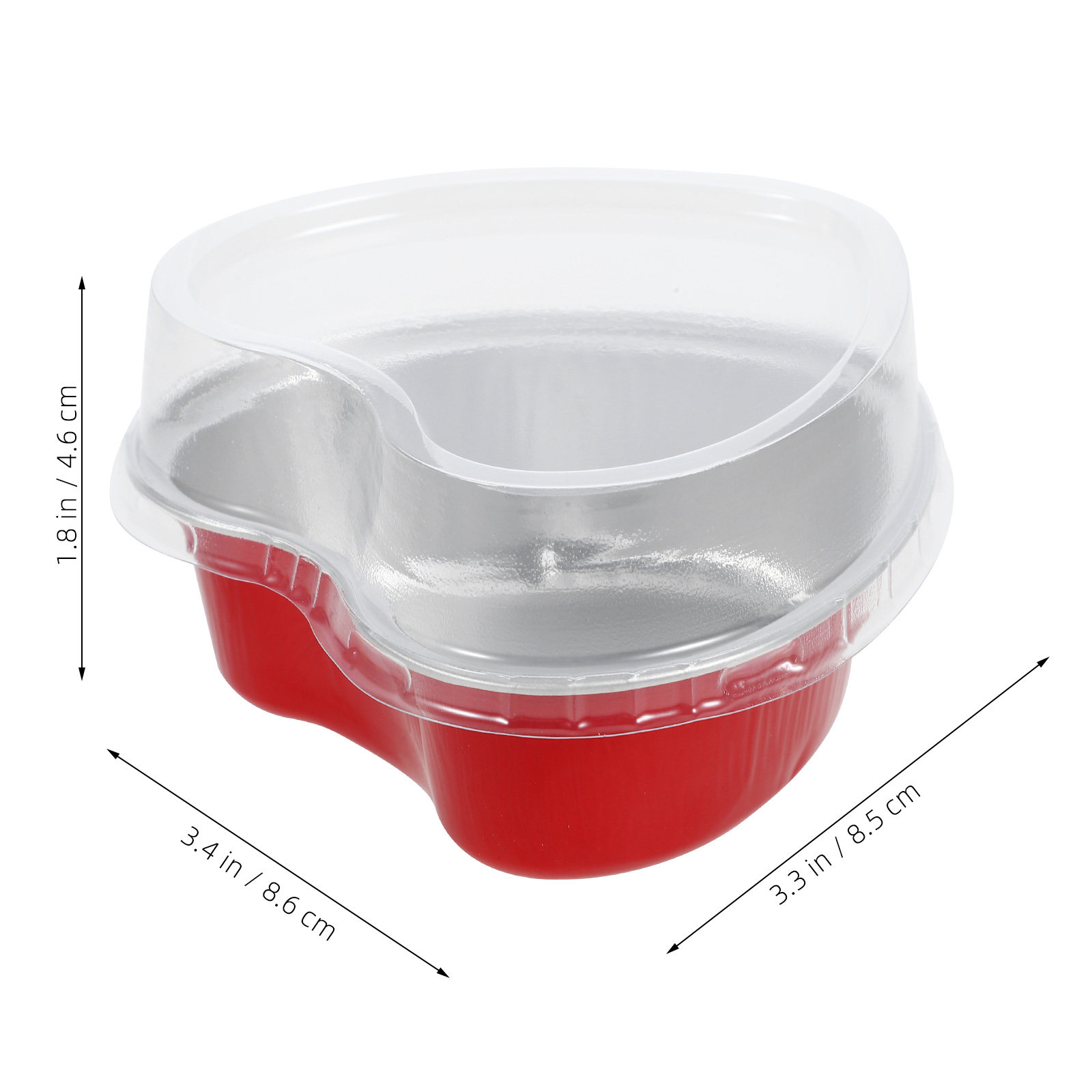 20 takım alüminyum folyo kalp  - Kitchen Baking Pan incelemesi ve fiyatı