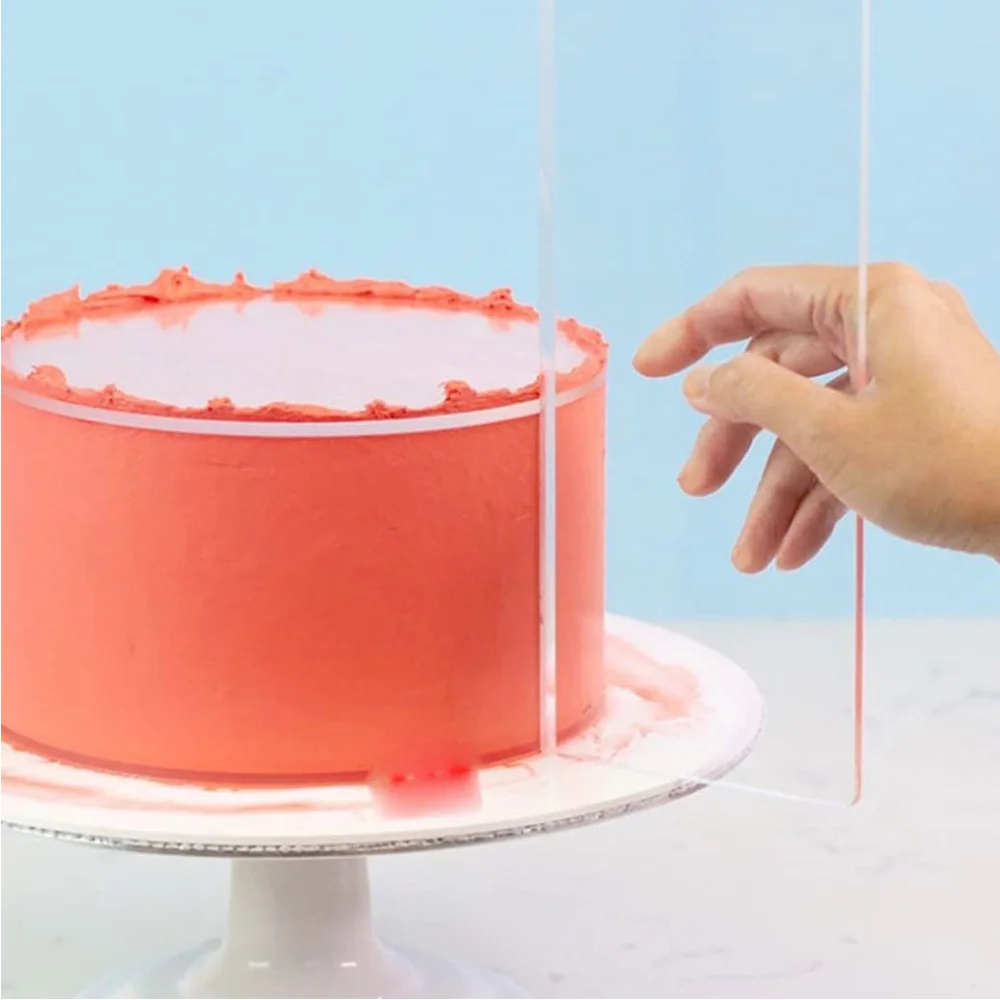 4 boyutları akrilik kek kazıyı - Fondant Smoother Set incelemesi ve fiyatı