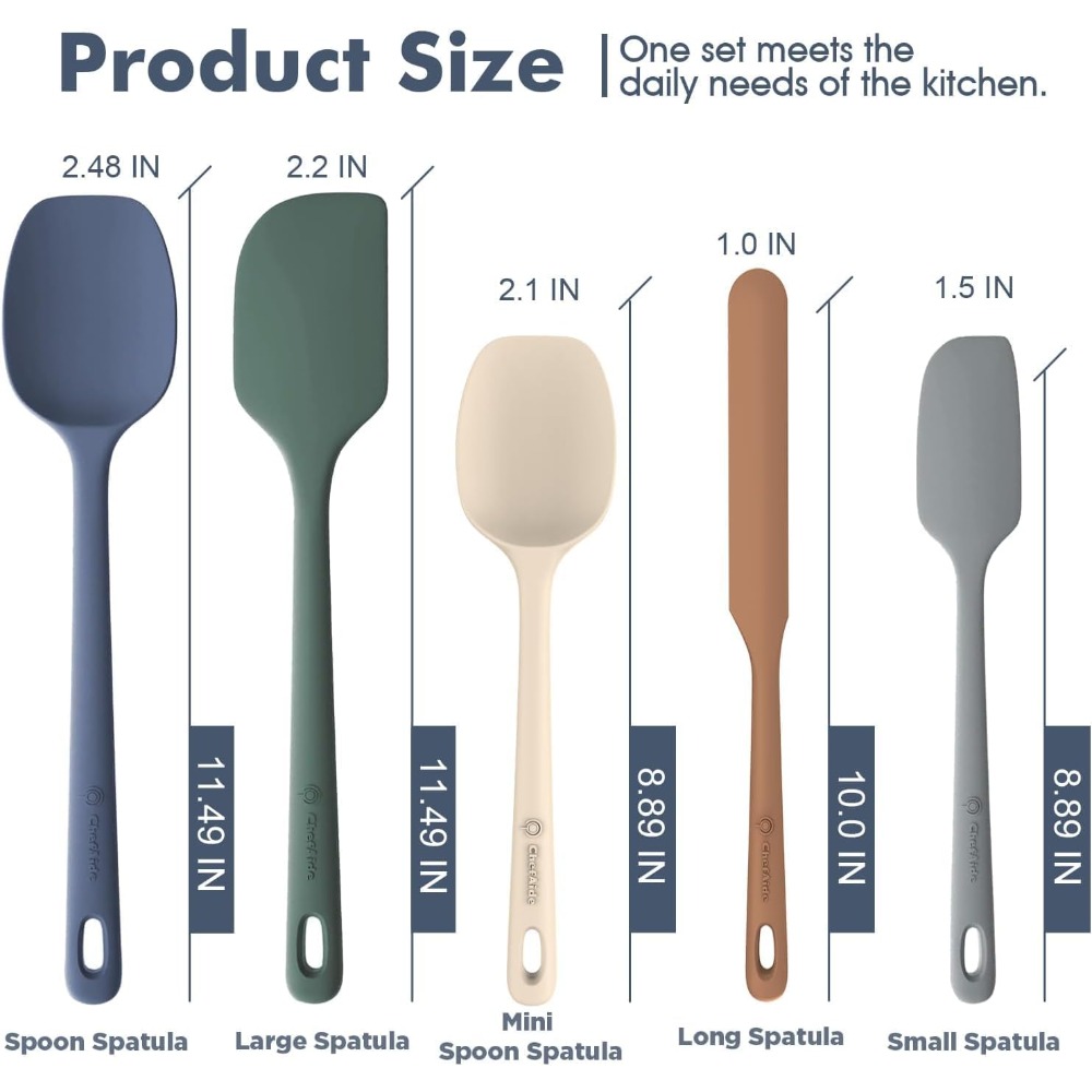 5 Parça Silikon Spatula Seti G - Baking Kitchen Set Up incelemesi ve fiyatı